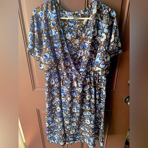 Plus 4x dress above the knee floral shein